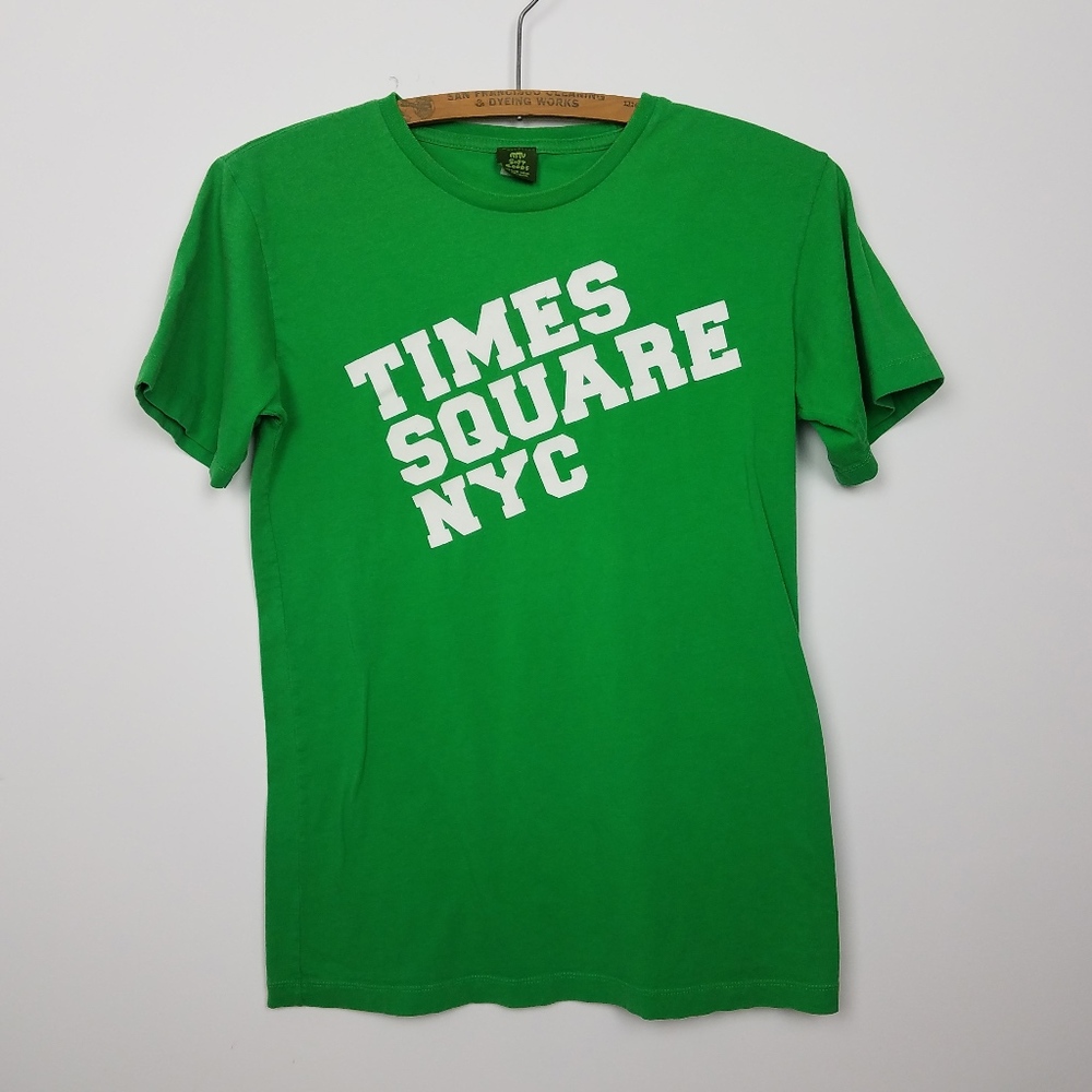 MTV Times Square NYC T Shirt Green